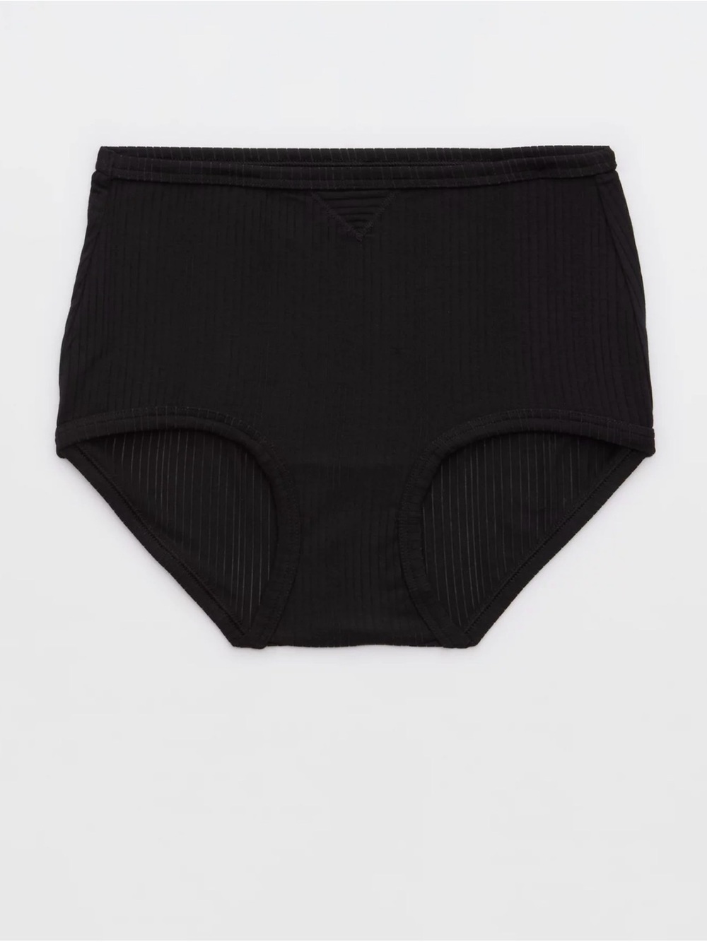 Aerie Superchill Modal Rib Super Highwaisted Boybrief Undies, Black, XL, 2 Pair